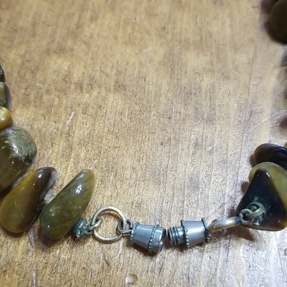 VINTAGE Tiger Eye Necklace - Picture 3 of 4